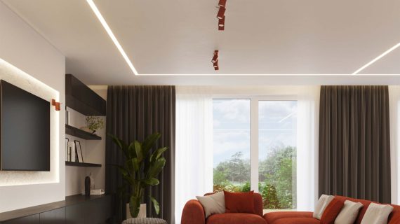 Miniaturka 10 - Plafon RINTO 2 ochra czerwona