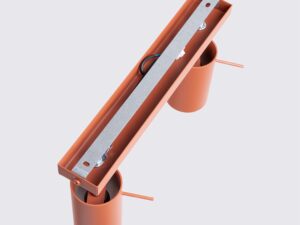 Miniaturka 6 - Detal cylindrycznego reflektora plafonu ceglastego z gniazdem GU10 zbliżenie