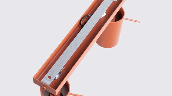 Miniaturka 6 - Plafon RINTO 2 ochra czerwona