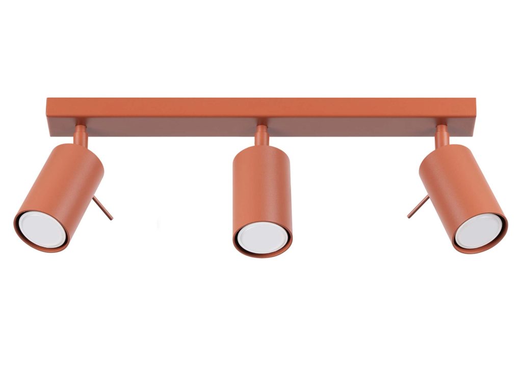 Plafon RINTO 3L ochra czerwona