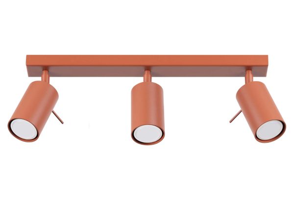 Plafon RINTO 3L ochra czerwona