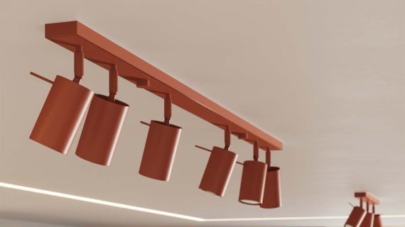 Miniaturka 12 - Plafon RINTO 3L ochra czerwona