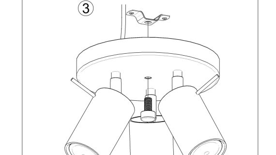 Miniaturka 8 - Plafon RINTO 3P ochra czerwona