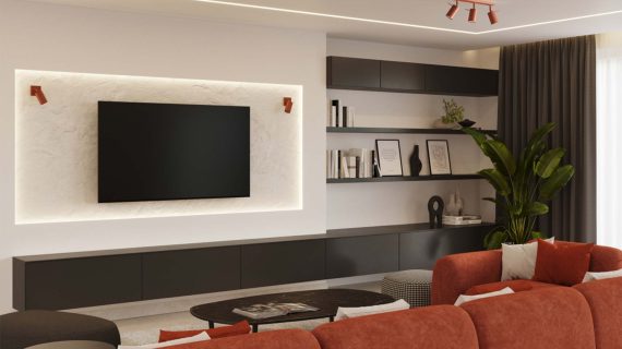 Miniaturka 9 - Plafon RINTO 3P ochra czerwona