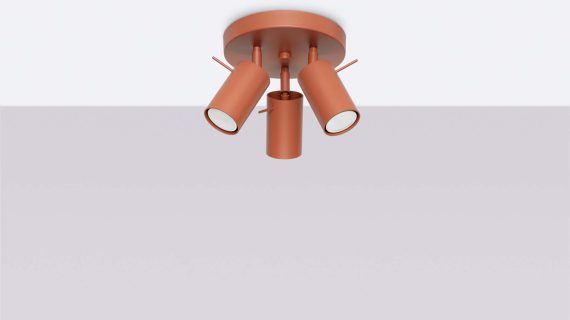 Miniaturka 1 - Plafon RINTO 3P ochra czerwona