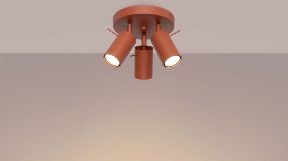 Miniaturka 2 - Plafon RINTO 3P ochra czerwona