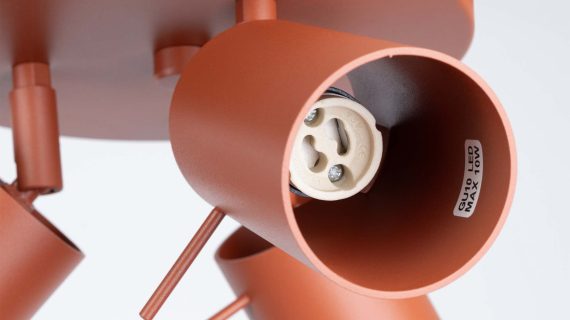 Miniaturka 4 - Plafon RINTO 3P ochra czerwona