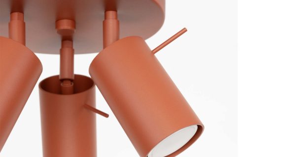 Miniaturka 6 - Plafon RINTO 3P ochra czerwona