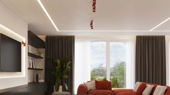 Miniaturka 10 - Plafon RINTO 4L ochra czerwona