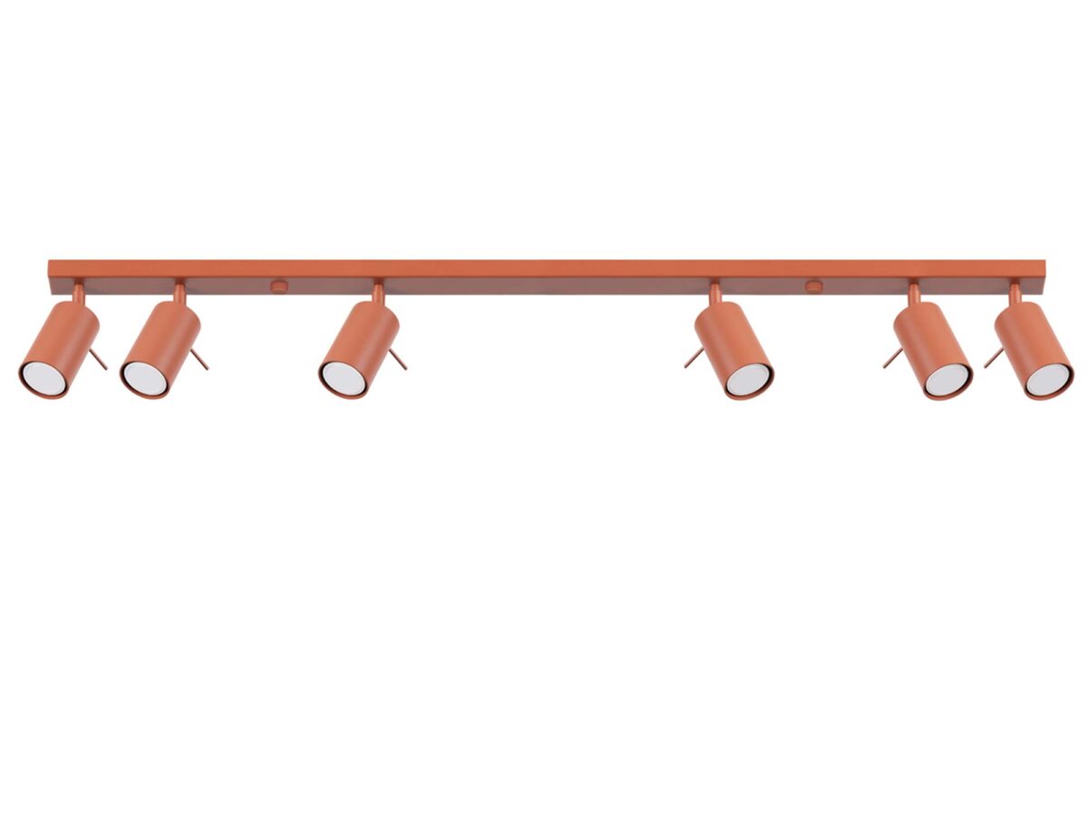 Plafon RINTO 6L ochra czerwona