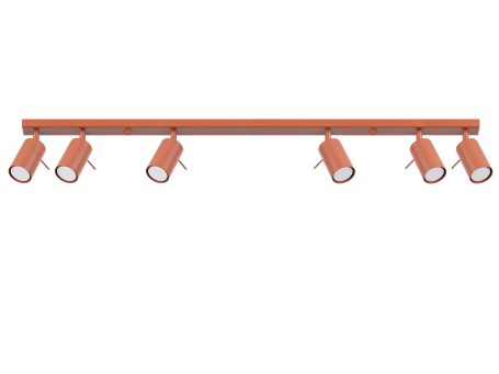 Plafon RINTO 6L ochra czerwona