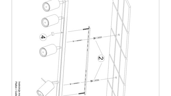 Miniaturka 9 - Plafon RINTO 6L ochra czerwona