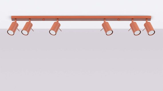 Miniaturka 1 - Plafon RINTO 6L ochra czerwona