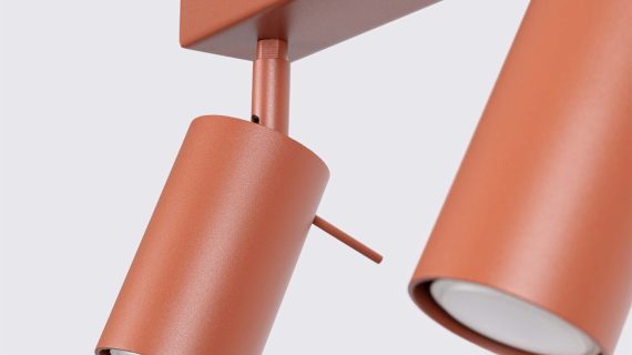 Miniaturka 6 - Plafon RINTO 6L ochra czerwona