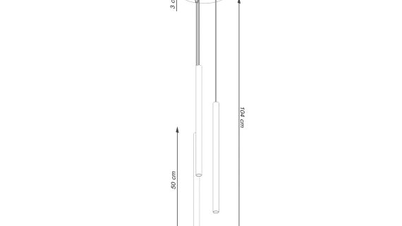 Miniaturka 5 - Lampa wisząca VARIO 3P beżowa