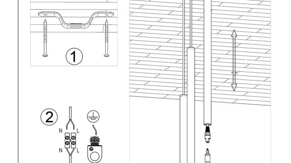 Miniaturka 6 - Lampa wisząca VARIO 3P beżowa