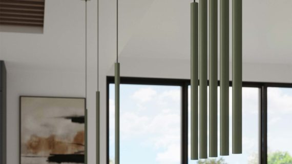 Miniaturka 9 - Lampa wisząca VARIO 3 zielona oliwka