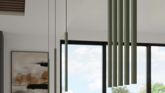 Miniaturka 9 - Lampa wisząca VARIO 2 zielona oliwka