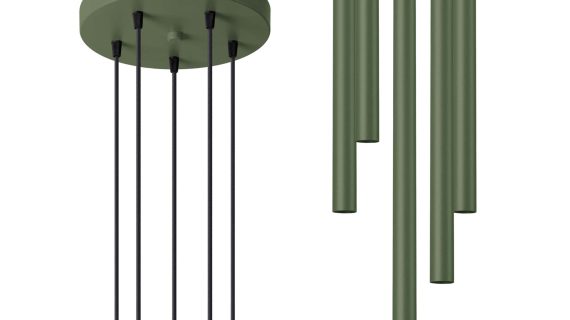 Miniaturka 1 - Lampa wisząca VARIO 5P zielona oliwka