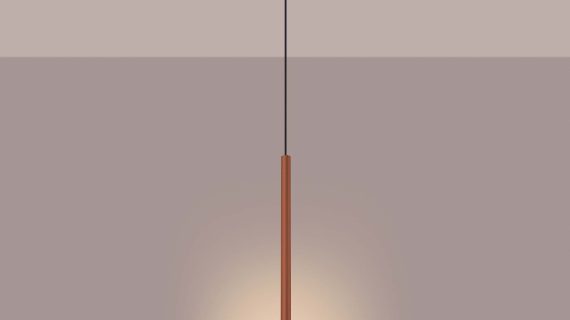 Miniaturka 3 - Lampa wisząca VARIO 1 ochra czerwona