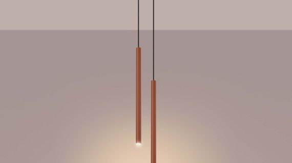 Miniaturka 3 - Lampa wisząca VARIO 2 ochra czerwona