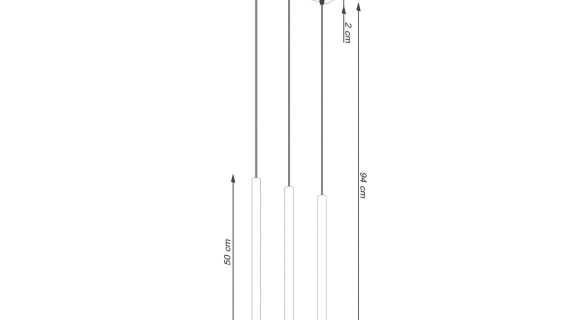 Miniaturka 5 - Lampa wisząca VARIO 3 ochra czerwona