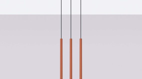 Miniaturka 2 - Lampa wisząca VARIO 3 ochra czerwona