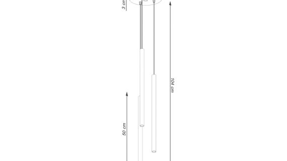 Miniaturka 5 - Lampa wisząca VARIO 3P ochra czerwona