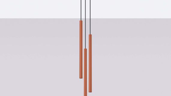 Miniaturka 2 - Lampa wisząca VARIO 3P ochra czerwona