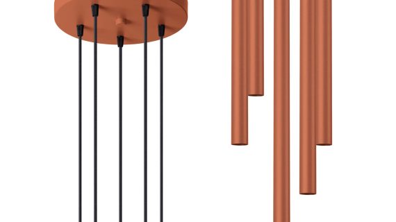 Miniaturka 1 - Lampa wisząca VARIO 5P ochra czerwona