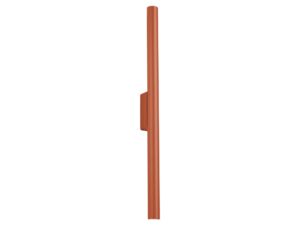 Miniaturka 8 - Kinkiet cylindryczny ceglasty na białym tle minimalistyczny design