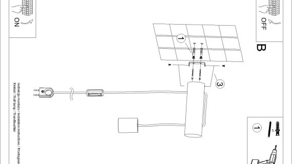 Miniaturka 11 - Kinkiet NIMBO E27 z włącznikiem
