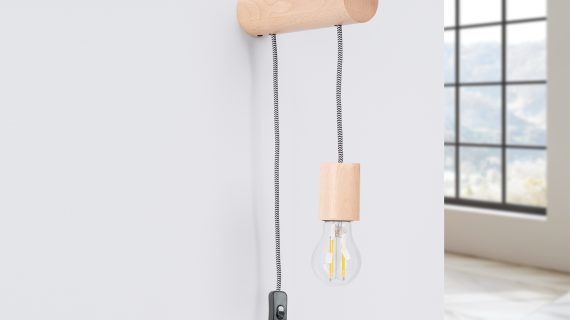 Miniaturka 2 - Kinkiet NIMBO E27 z włącznikiem