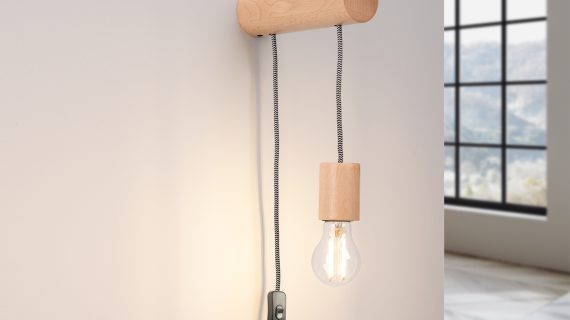 Miniaturka 3 - Kinkiet NIMBO E27 z włącznikiem