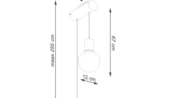 Miniaturka 10 - Kinkiet NIMBO G9 z włącznikiem