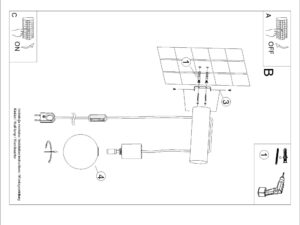 Miniaturka 11 - Instrukcja montażu kinkieta drewnianego z kulistą kulą