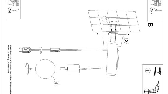 Miniaturka 11 - Kinkiet NIMBO G9 z włącznikiem