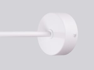 Miniaturka 3 - Okrągła biała rozeta sufitowa do lampy wiszącej