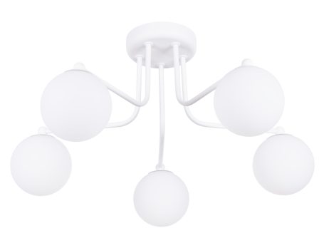 Żyrandol ASTROL 5 biały