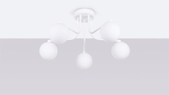 Miniaturka 1 - Żyrandol ASTROL 5 biały