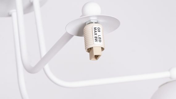 Miniaturka 6 - Żyrandol ASTROL 5 biały