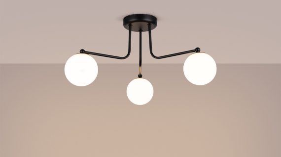 Miniaturka 2 - Żyrandol ASTROL 3 czarny