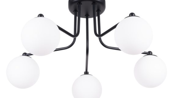 Miniaturka 1 - Żyrandol ASTROL 5 czarny