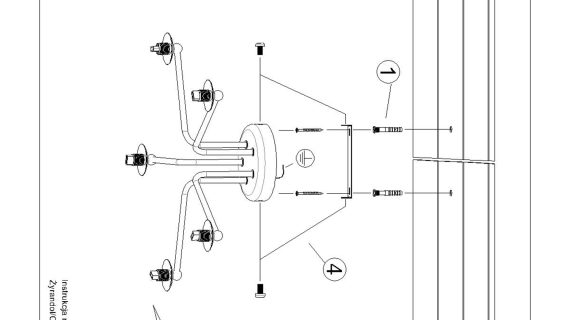 Miniaturka 9 - Żyrandol ASTROL 5 czarny