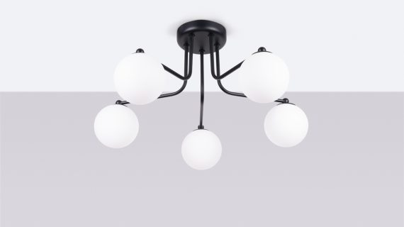 Miniaturka 2 - Żyrandol ASTROL 5 czarny