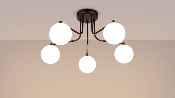 Miniaturka 3 - Żyrandol ASTROL 5 czarny