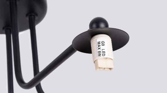 Miniaturka 6 - Żyrandol ASTROL 5 czarny