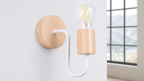 Miniaturka 1 - Kinkiet TIMBRA biały