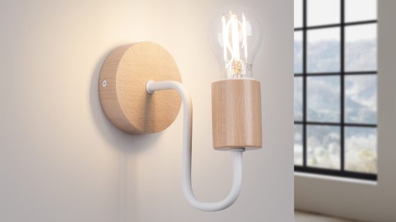 Miniaturka 2 - Kinkiet TIMBRA biały