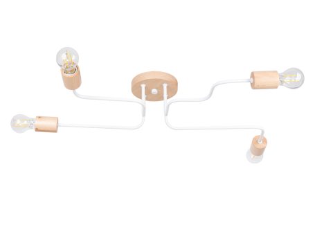 Żyrandol TIMBRA 4 biały